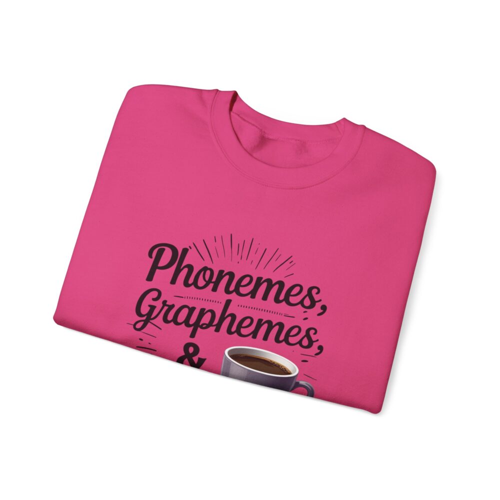 Caffeine & Phonemes Crewneck Sweatshirt | - Image 35
