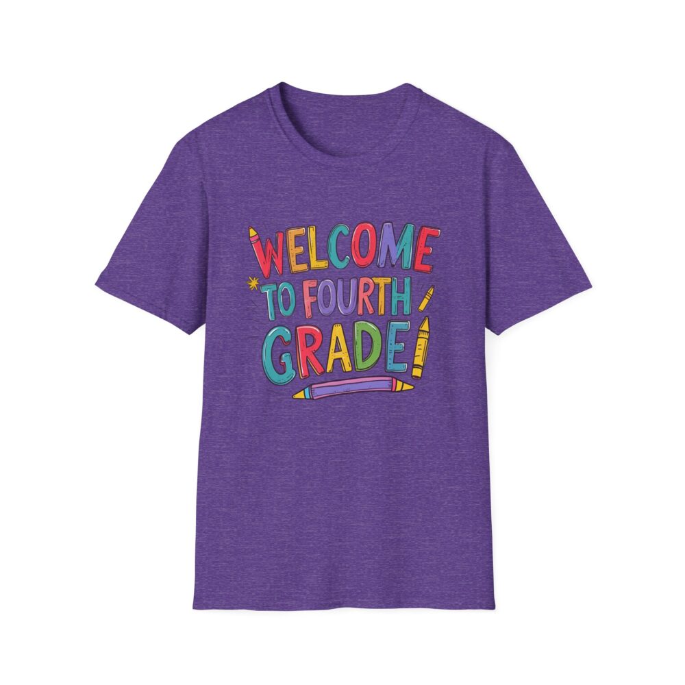 Welcome to Fourth Grade - Unisex Soft style T-Shirt - Image 41