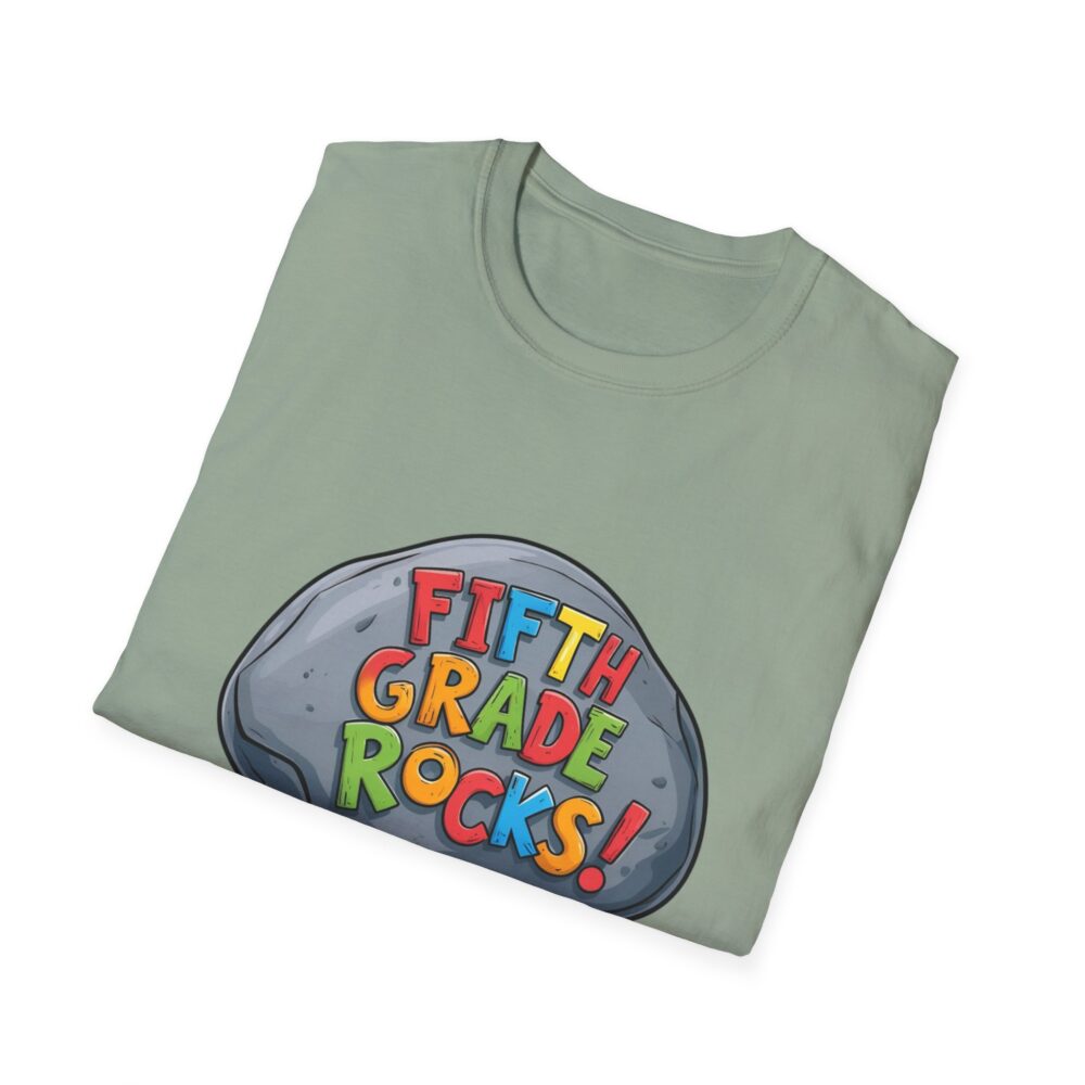 Fifth Grade Rocks - Unisex Soft style T-Shirt - Image 20