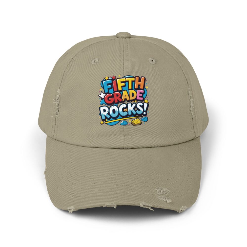 Fifth Grade Rocks, Unisex Adjustable Baseball Cap - Image 13