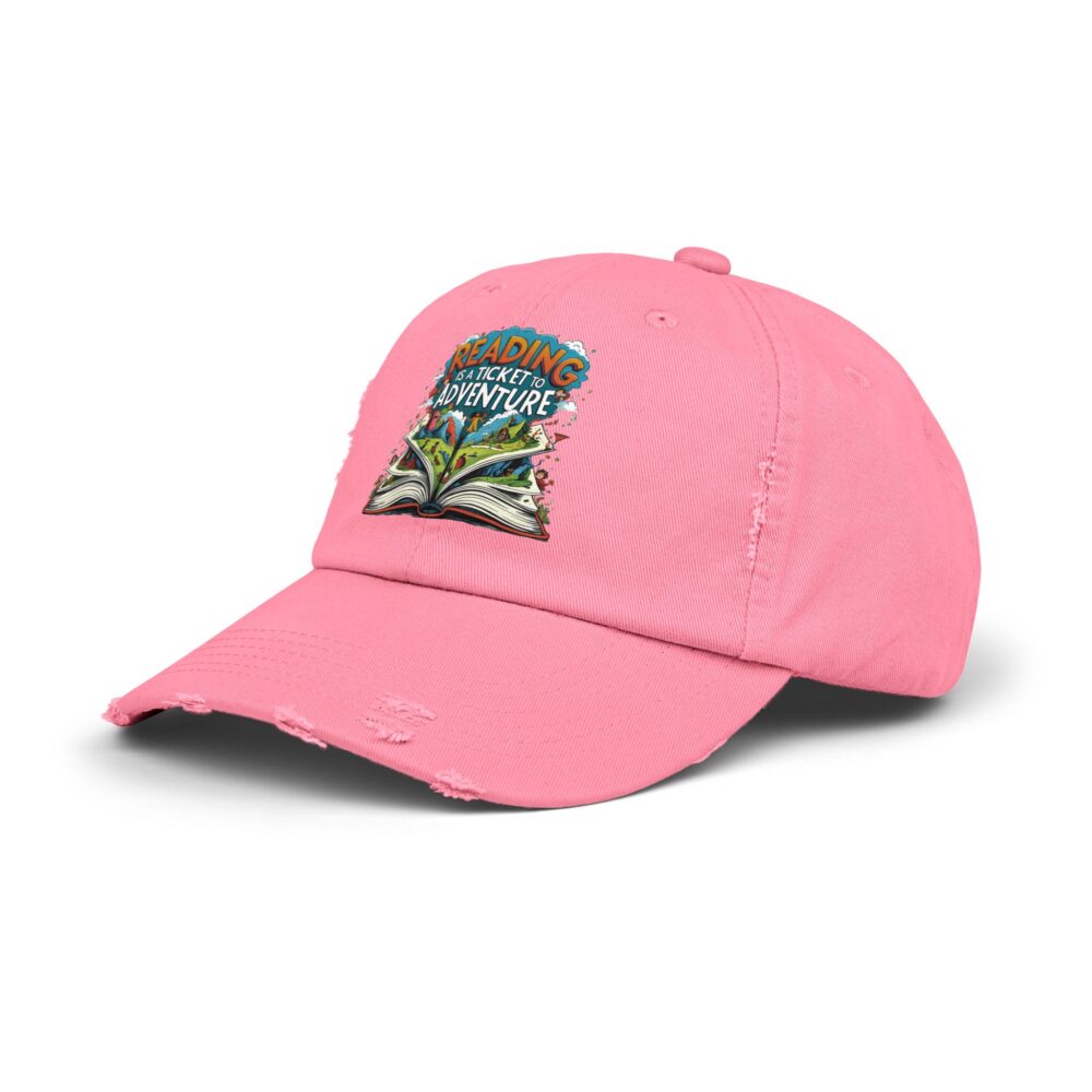 Reading is a Ticket to Adventure - Unisex Adjustable Baseball Cap - Image 26