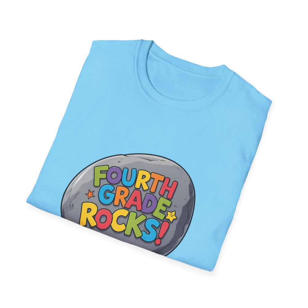Fourth Grade Rocks - Unisex Soft style T-Shirt - Image 28
