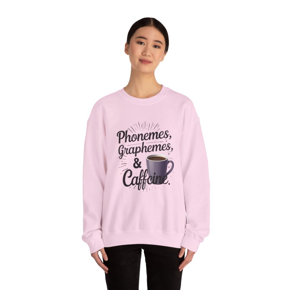 Caffeine & Phonemes Crewneck Sweatshirt | - Image 32