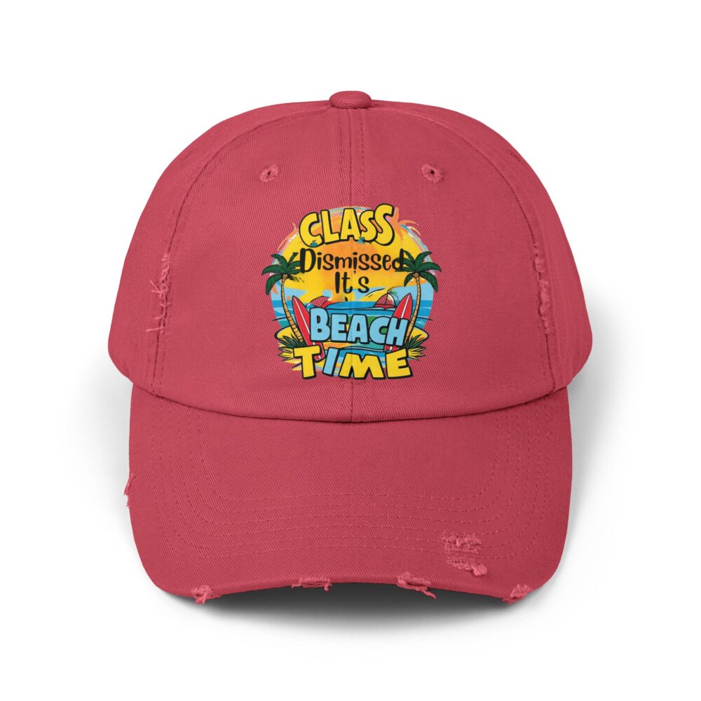 Class Dismissed It is Beach Time - Unisex Adjustable Baseball Cap - Image 29