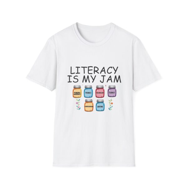 Literacy is My Jam - Unisex Soft Style T-Shirt