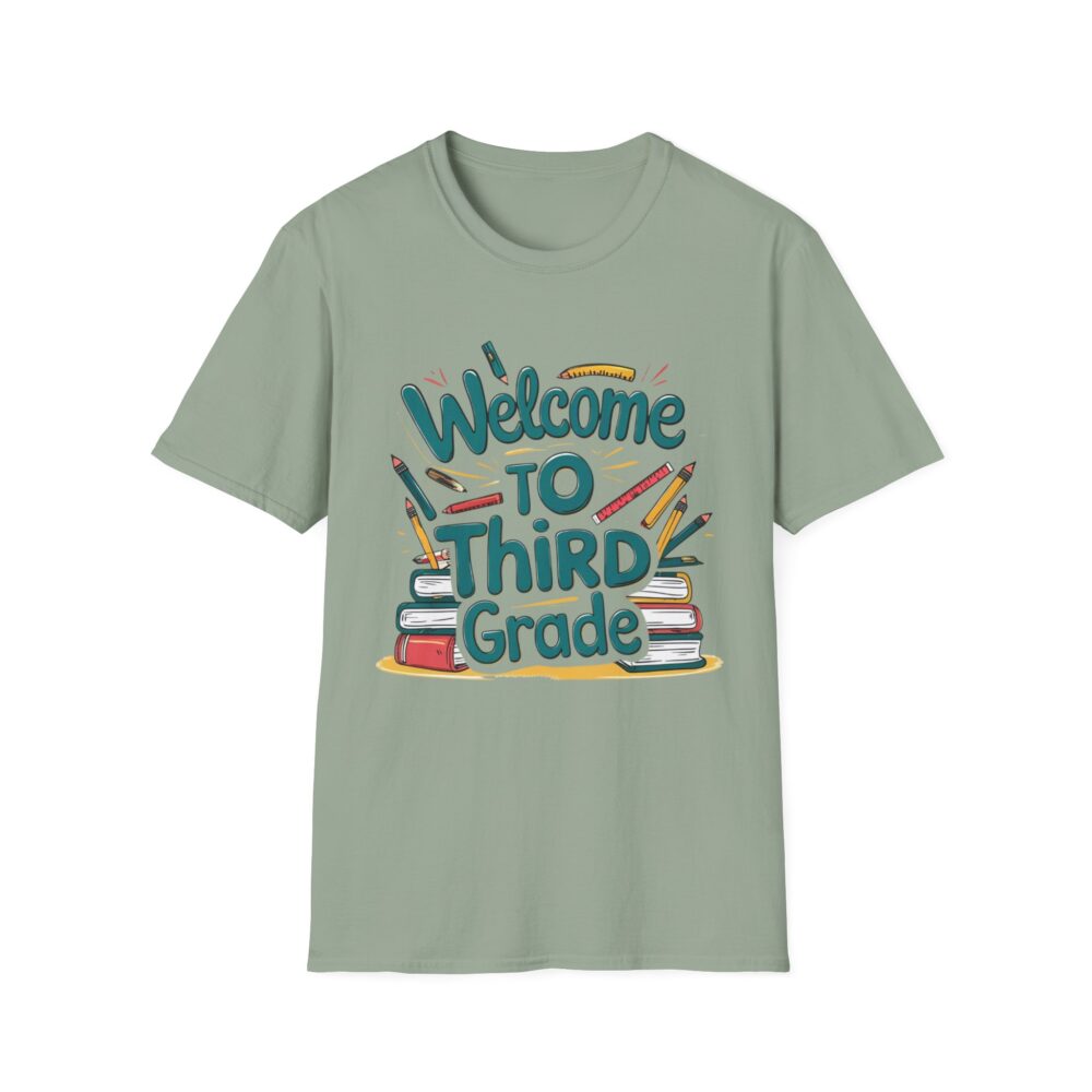 Welcome to Third Grade - Unisex Soft style T-Shirt - Image 17