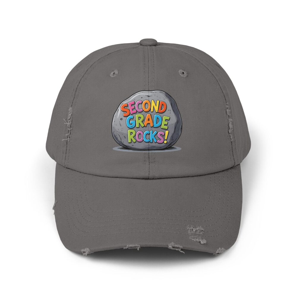 Second Grade Rocks, Unisex Adjustable Baseball Cap - Image 21