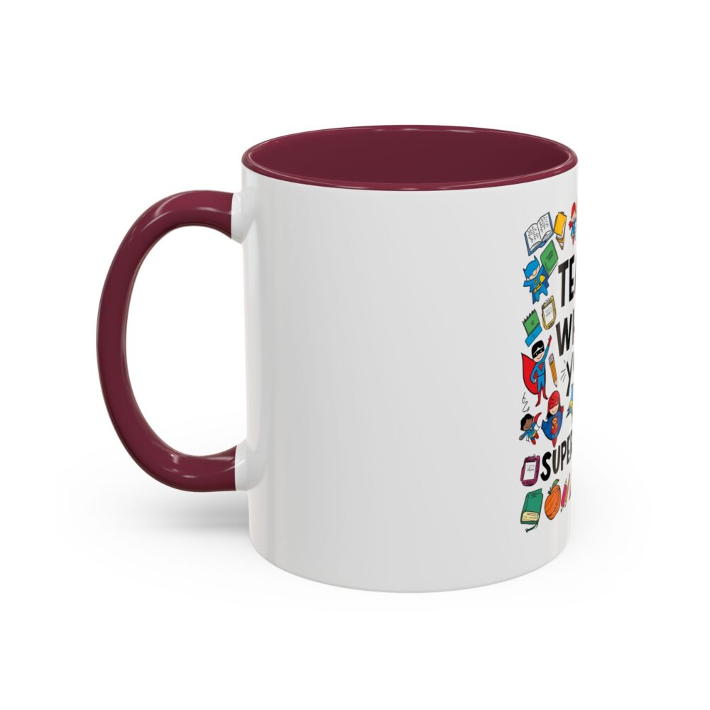 I Teach! What's Your Superpower! - Colorful Mugs (11oz, 15oz) - Image 16