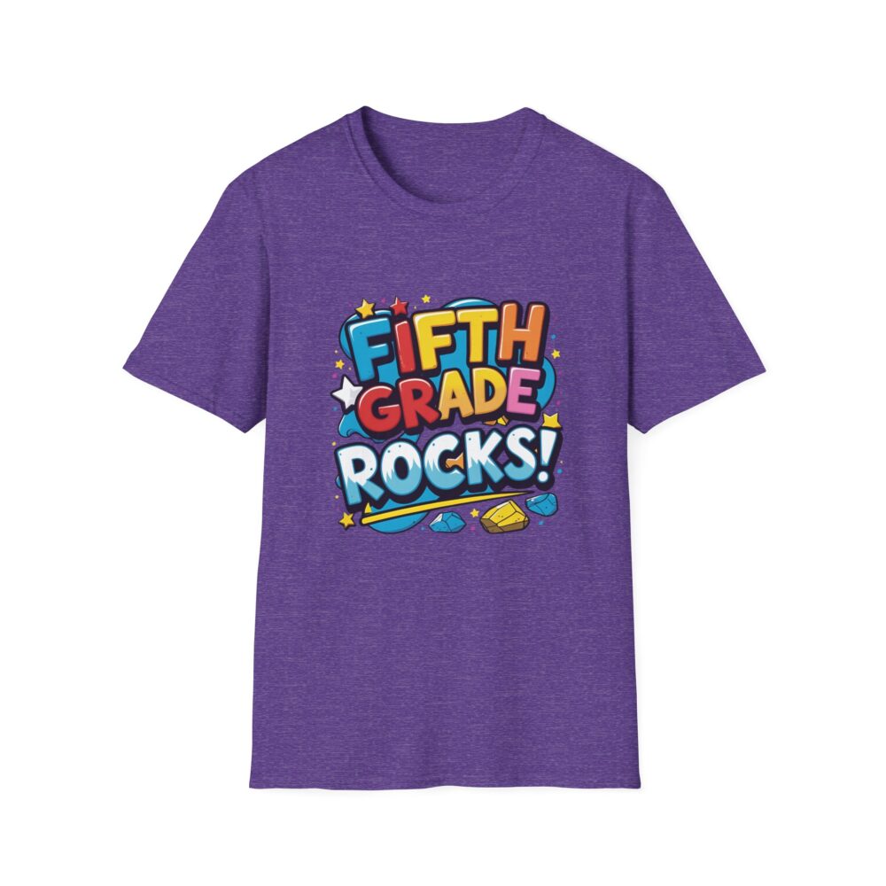 Fifth Grade Rocks - Unisex Soft style T-Shirt - Image 41