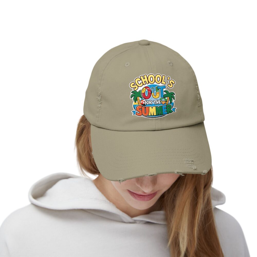 School's Out - Fun Summer Hat, Unisex Adjustable Baseball Cap - Image 16