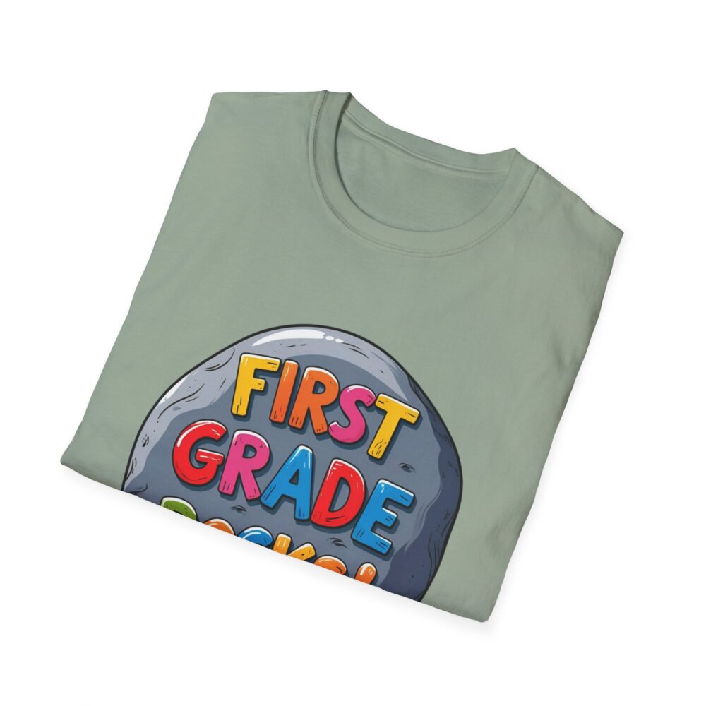First Grade Rocks - Unisex Soft style T-Shirt - Image 20