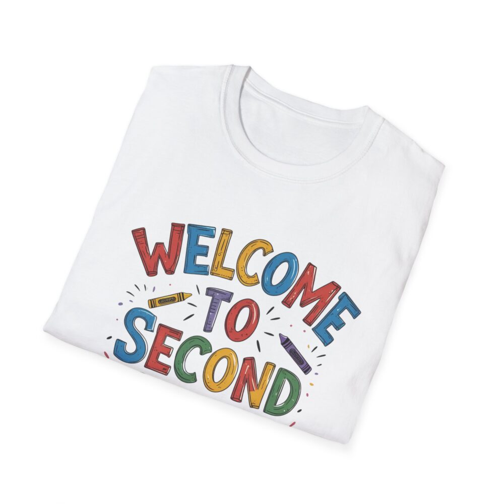 Welcome to Second Grade - Unisex Soft style T-Shirt - Image 4