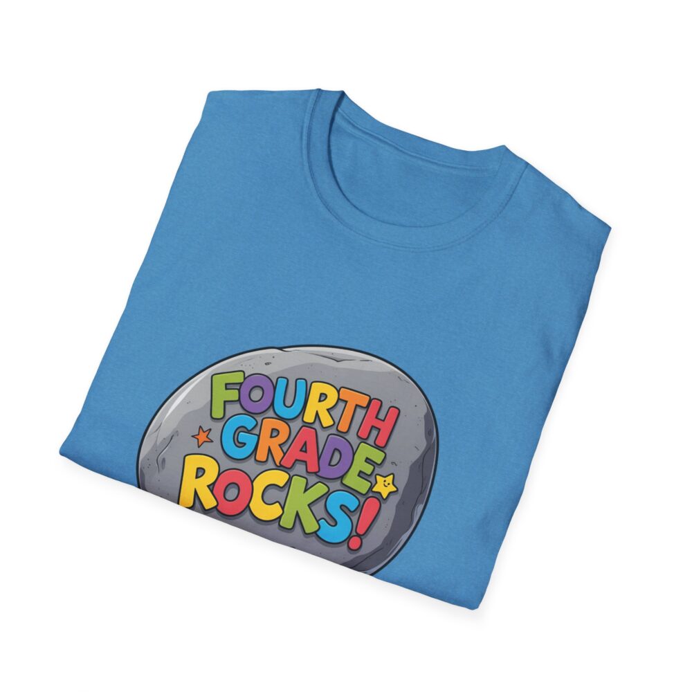 Fourth Grade Rocks - Unisex Soft style T-Shirt - Image 24
