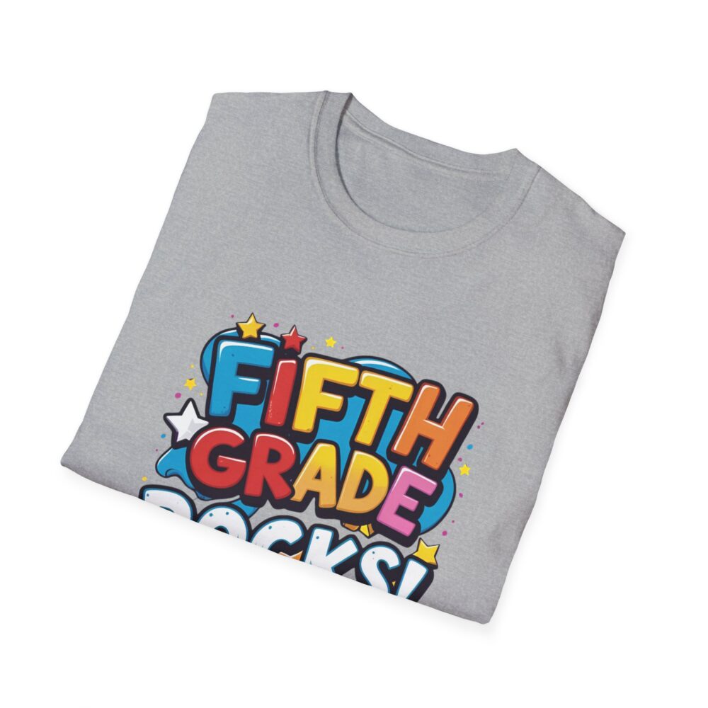 Fifth Grade Rocks - Unisex Soft style T-Shirt - Image 16