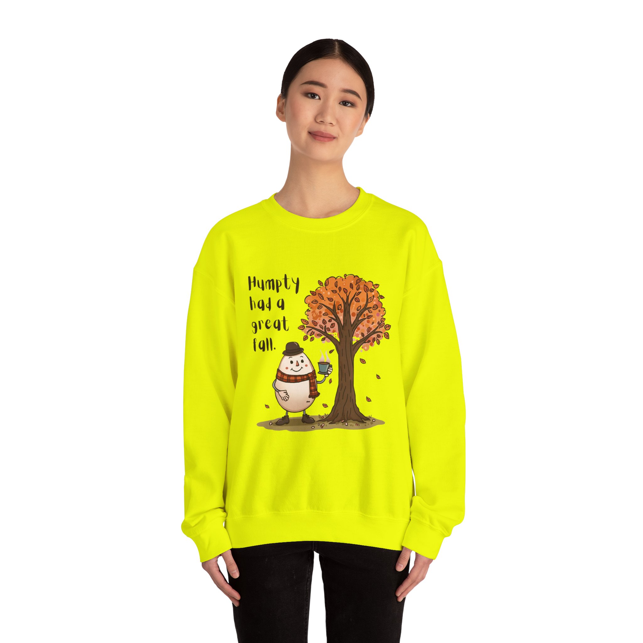 Humpty had a great Fall-Crewneck Sweatshirt - Image 32