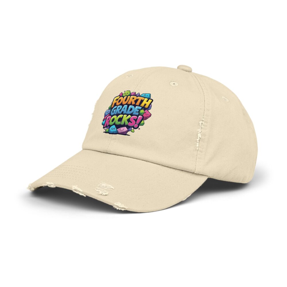 Fourth Grade Rocks, Unisex Adjustable Baseball Cap - Image 6