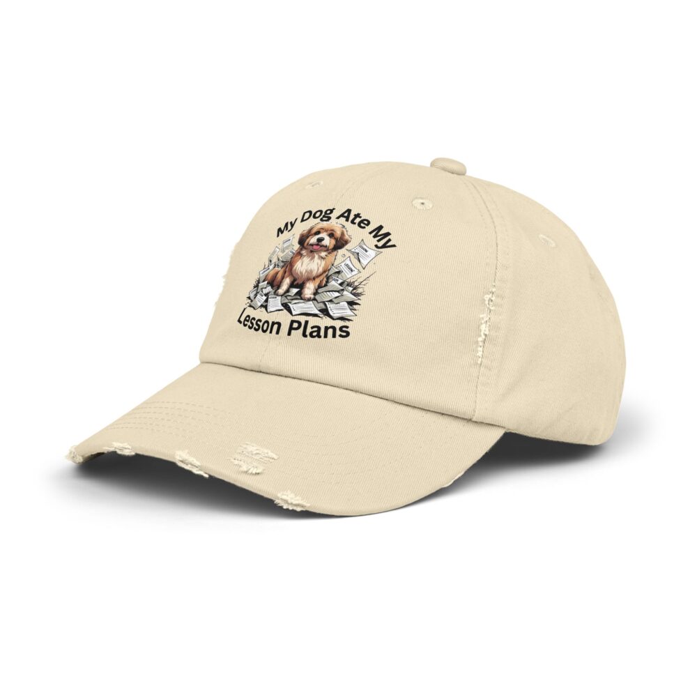 My Dog Ate My Lesson Plans, Unisex Adjustable Baseball Cap - Image 2