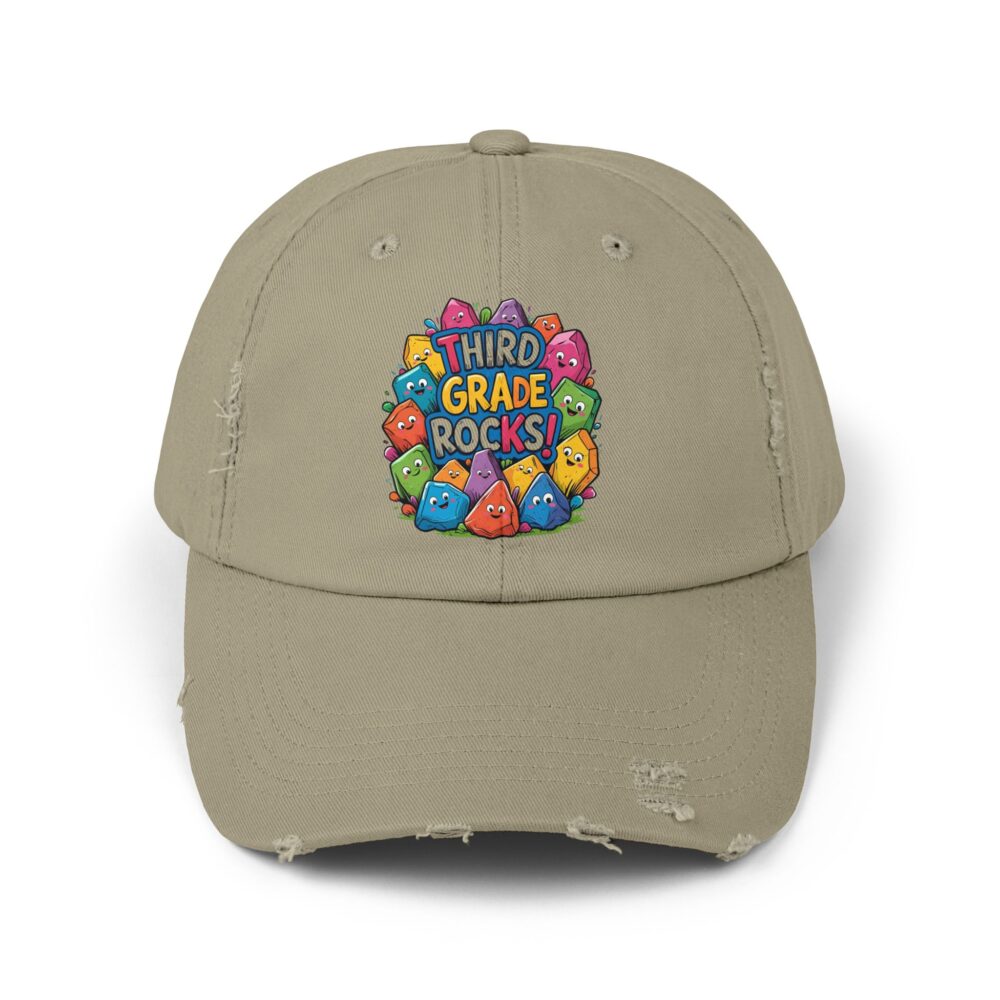 Third Grade Rocks, Unisex Adjustable Baseball Cap - Image 13