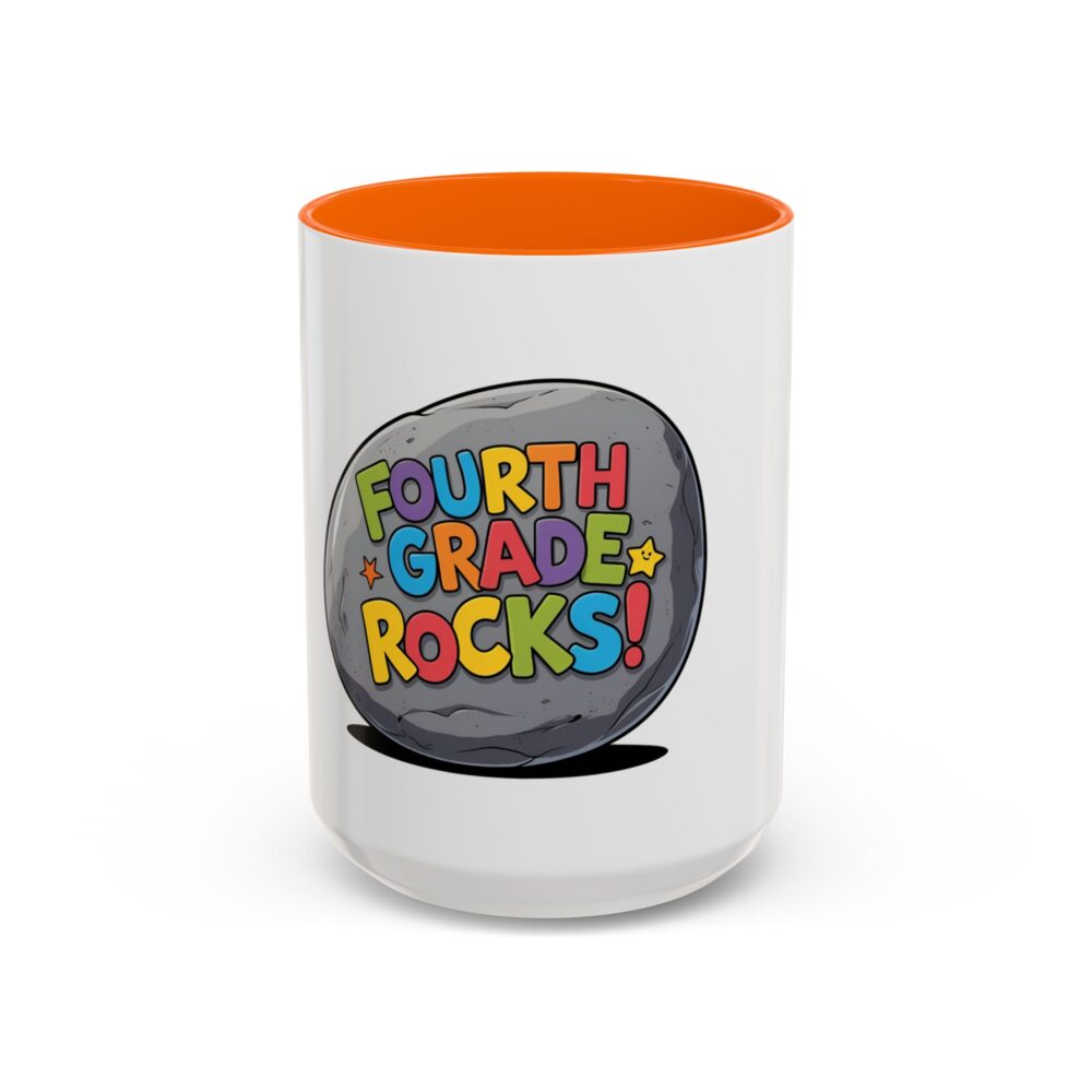 Fourth Grade Rocks - Coffee Mug - Image 53