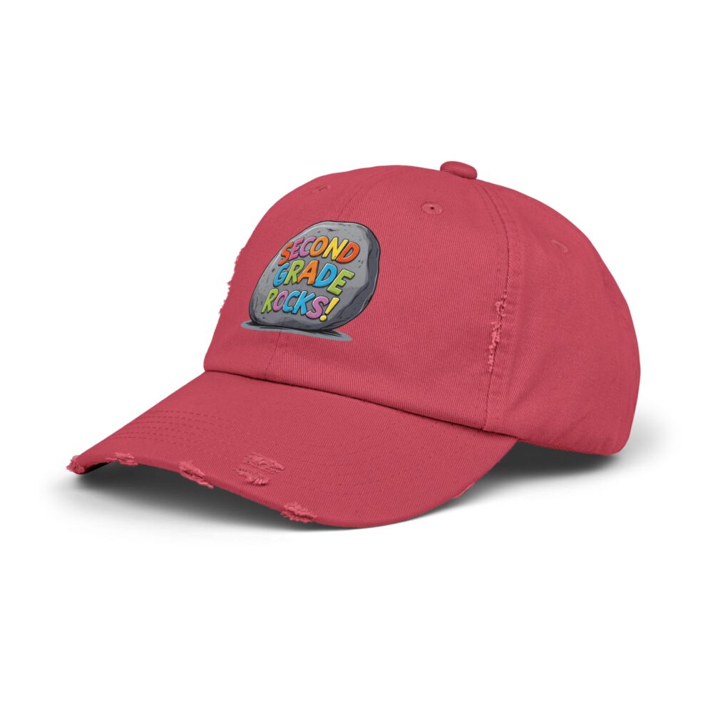 Second Grade Rocks, Unisex Adjustable Baseball Cap - Image 30