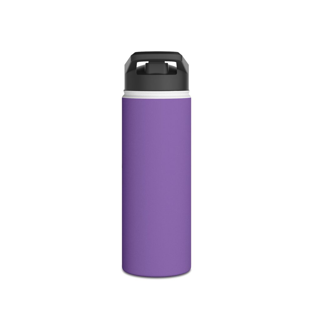 Literacy is My Jam (Purple) - Stainless Steel Water Bottle - Image 6
