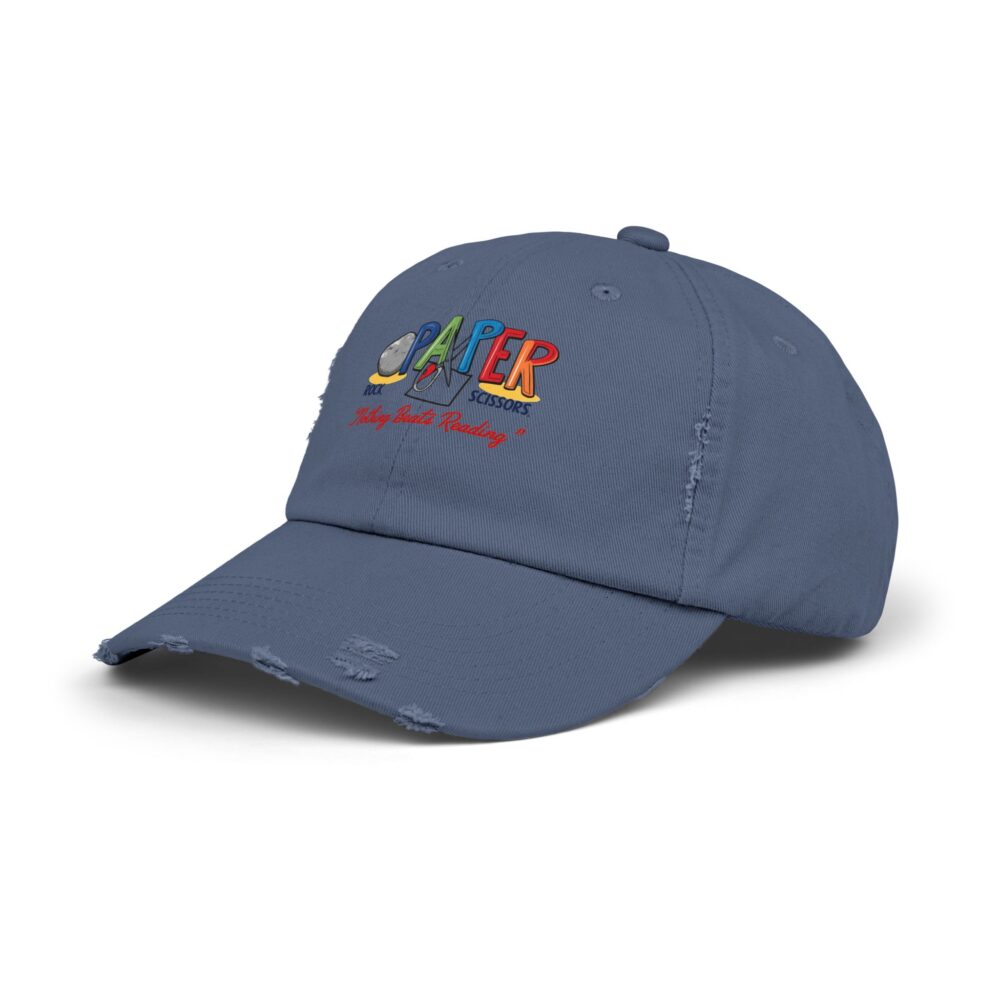 Rock, Paper, Scissors, Nothing Beats Reading - Unisex Adjustable Baseball Cap - Image 10