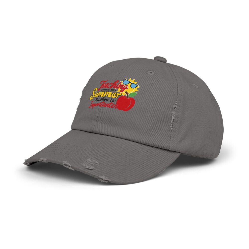Teaching is Important But Summer is Importanter -Unisex Adjustable Baseball Cap - Image 18