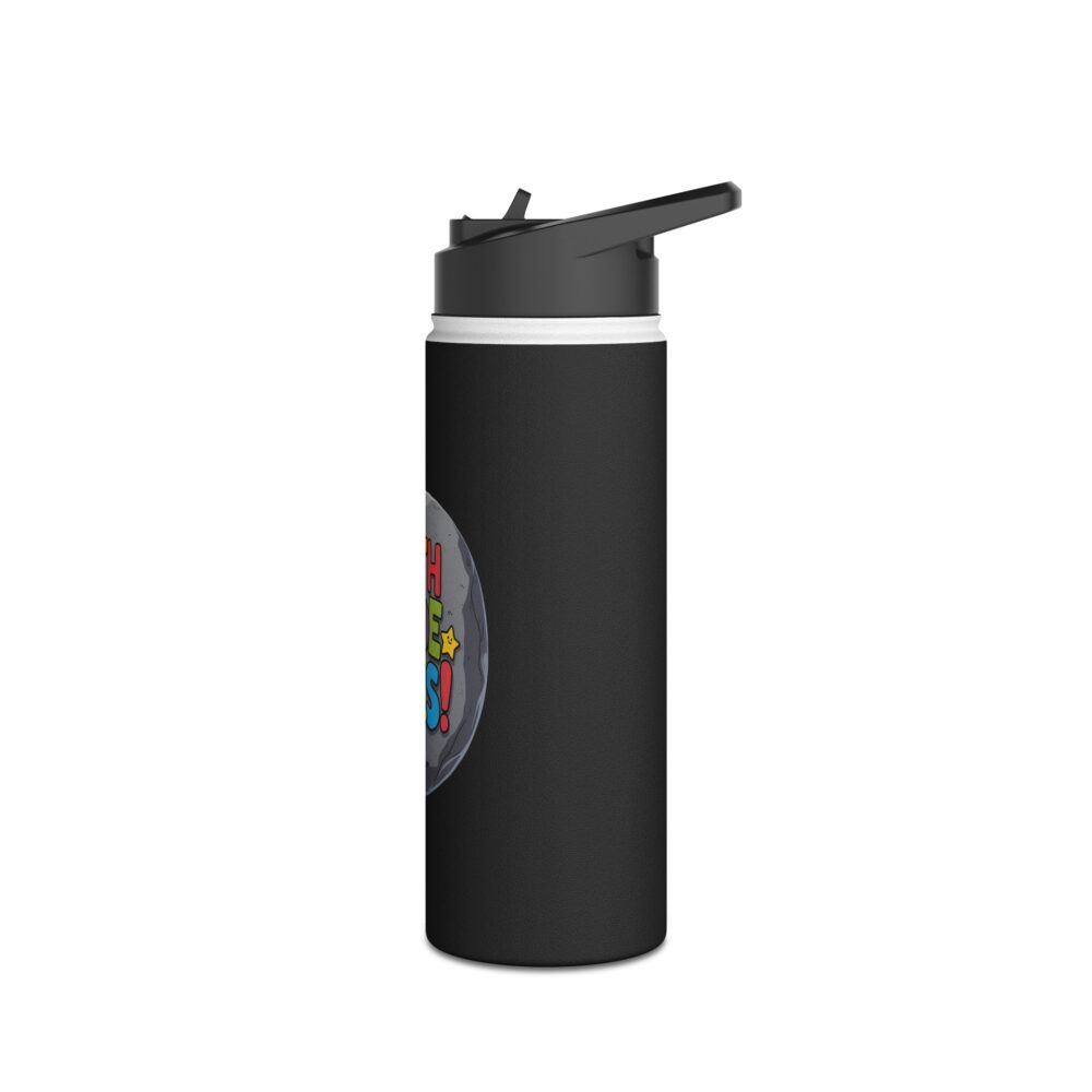 Fourth Grade Rocks (black) - Stainless Steel Water Bottle - Image 8