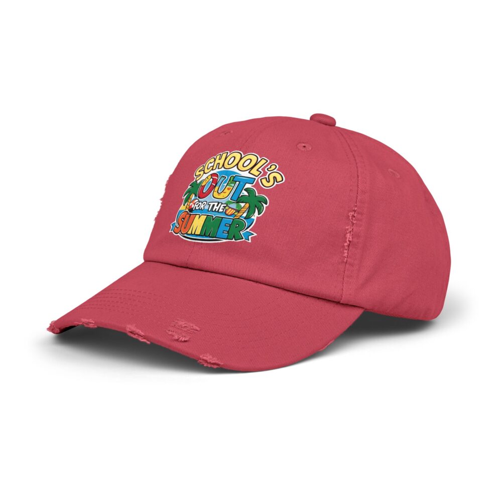School's Out - Fun Summer Hat, Unisex Adjustable Baseball Cap - Image 30