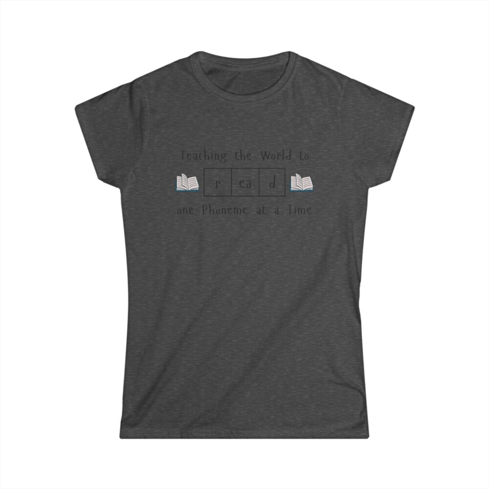 Teaching the World to "Read" One Phoneme at a Time - Women's Soft style t-shirt - Image 13