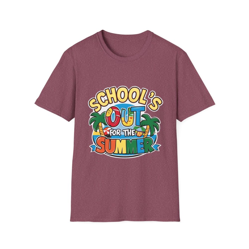 School's Out for the Summer -Unisex Soft Style T-Shirt - Image 41