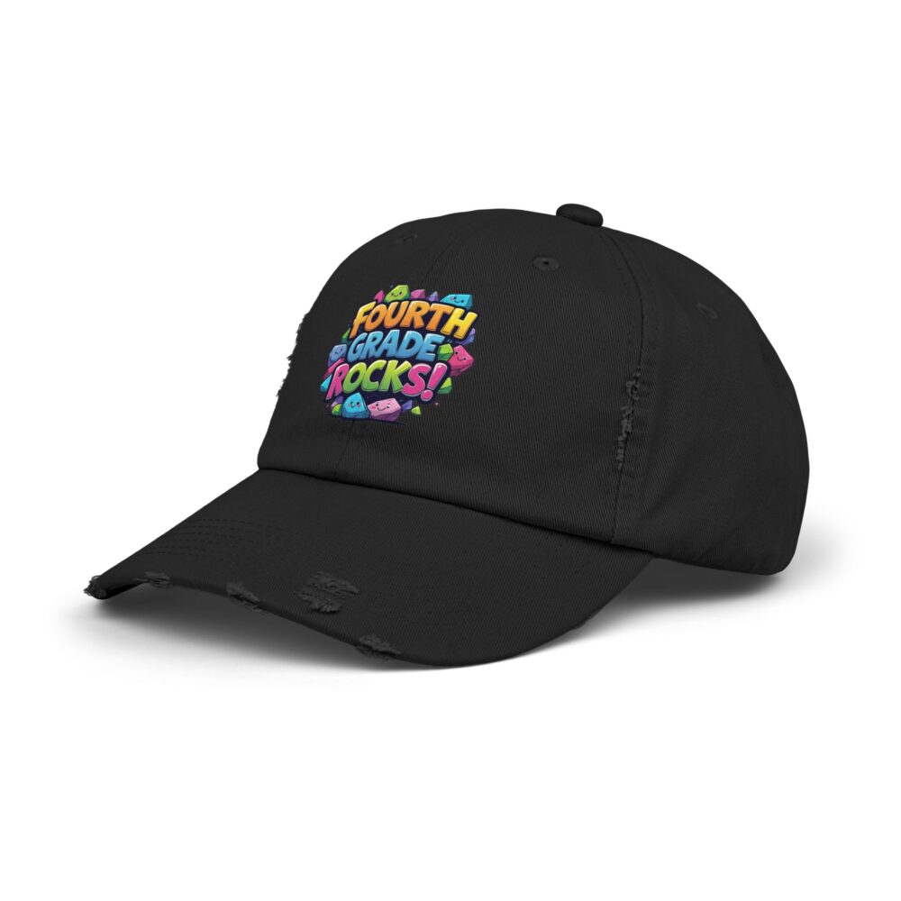 Fourth Grade Rocks, Unisex Adjustable Baseball Cap - Image 2
