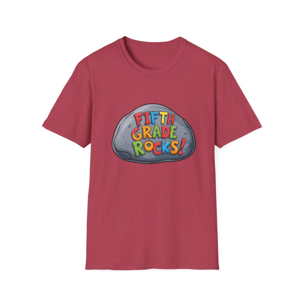 Fifth Grade Rocks - Unisex Soft style T-Shirt - Image 57