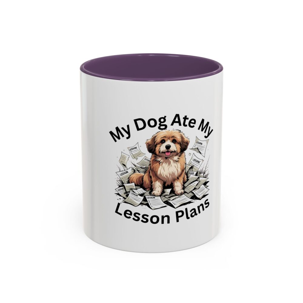 My Dog Ate My Lesson Plans - Coffee Mug - Image 45