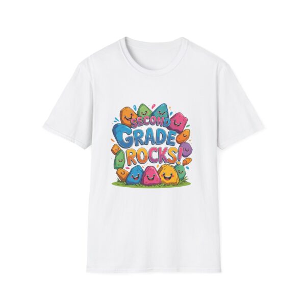 Second Grade Rocks - Unisex Soft style T-Shirt
