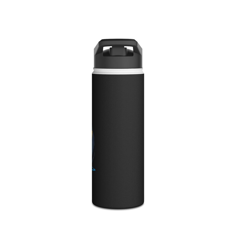 Kindergarten Rocks (black) - Stainless Steel Water Bottle - Image 6
