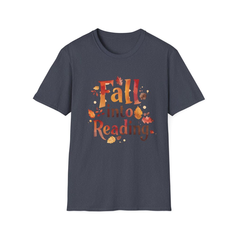 Fall Into Reading-Unisex Soft style T-Shirt - Image 45