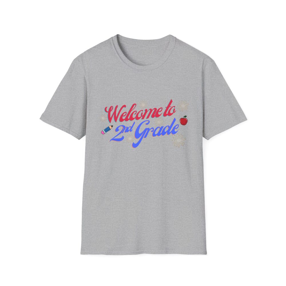Welcome to 2nd Grade - Unisex Soft style T-Shirt - Image 13