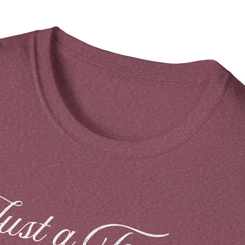 Just a Teacher Who Loves Jesus (White Print) - Unisex Soft style T-Shirt - Image 55