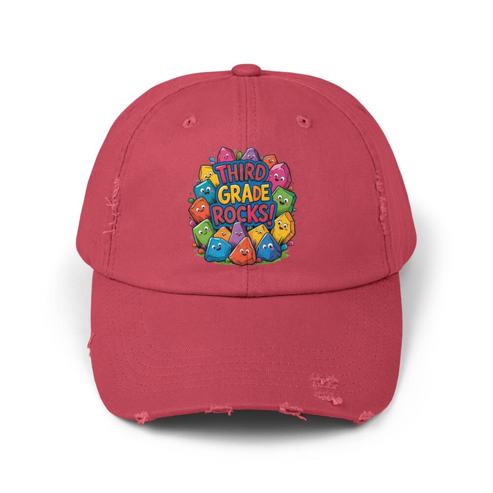 Third Grade Rocks, Unisex Adjustable Baseball Cap - Image 29