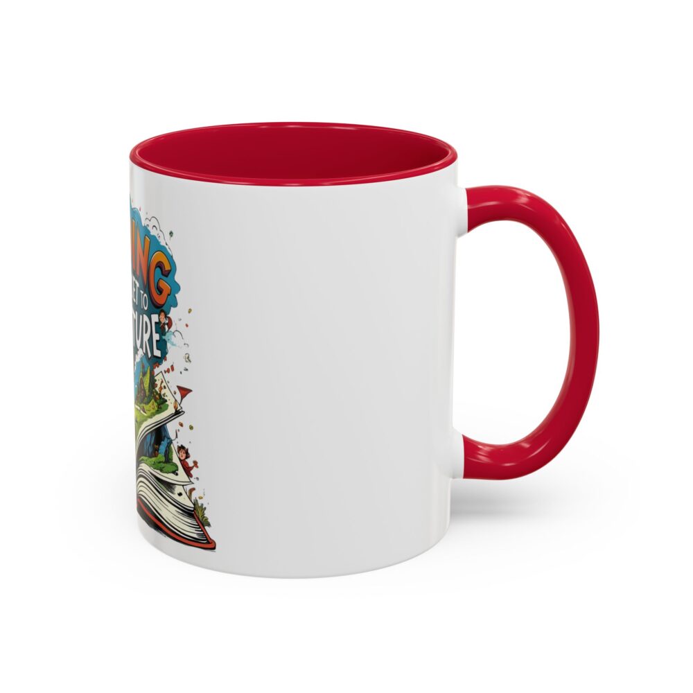 Reading is a Ticket to Adventure - Colorful Mugs (11oz, 15oz) - Image 26
