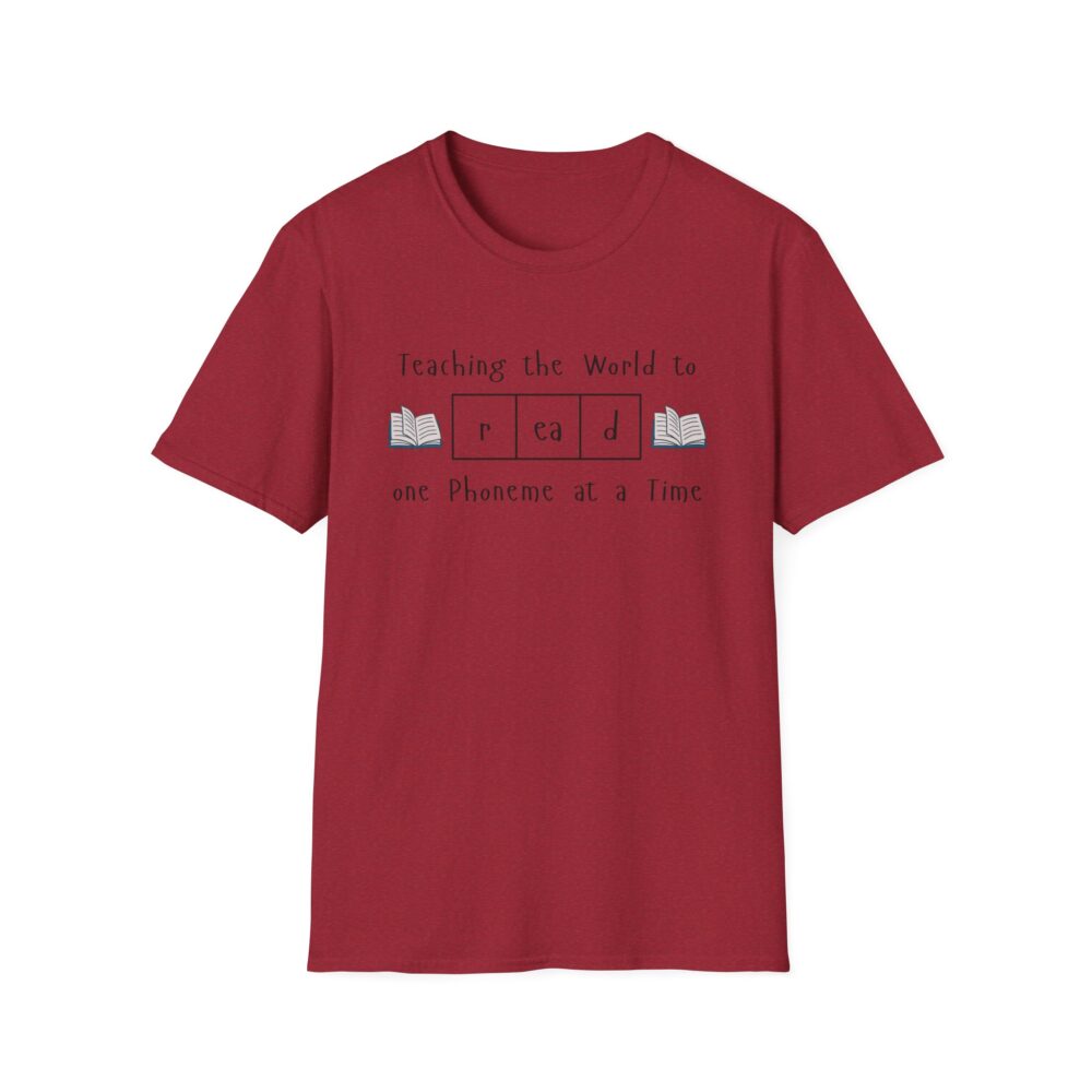 Teaching the World to "Read" One Phoneme at a Time - Unisex Soft style T-Shirt - Image 61