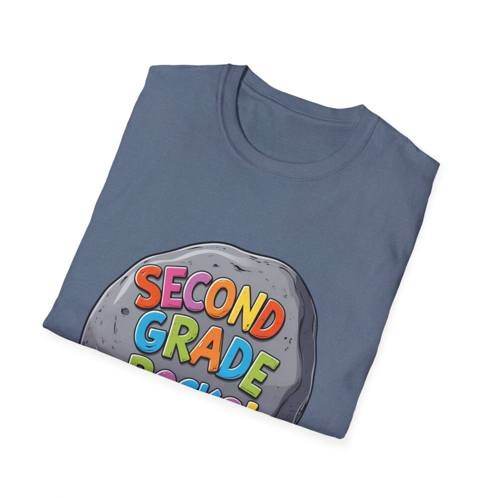 Second Grade Rocks - Unisex Soft style T-Shirt - Image 40