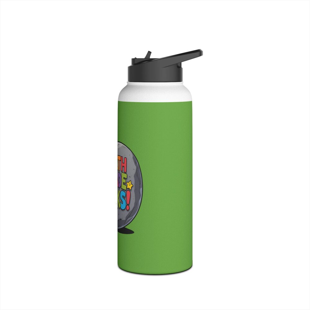 Fourth Grade Rocks (green) - Stainless Steel Water Bottle - Image 12