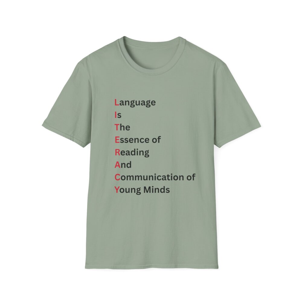 LITERACY - Unisex Soft style T-Shirt - Image 21