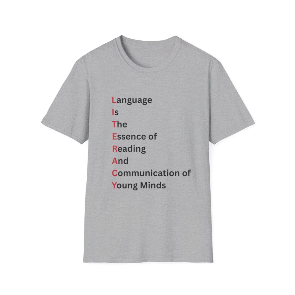 LITERACY - Unisex Soft style T-Shirt - Image 9