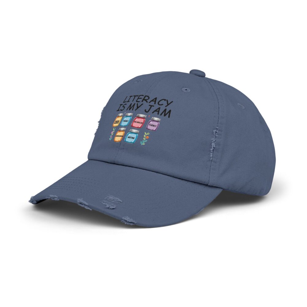Literacy is My Jam - Unisex Adjustable Baseball Cap - Image 14