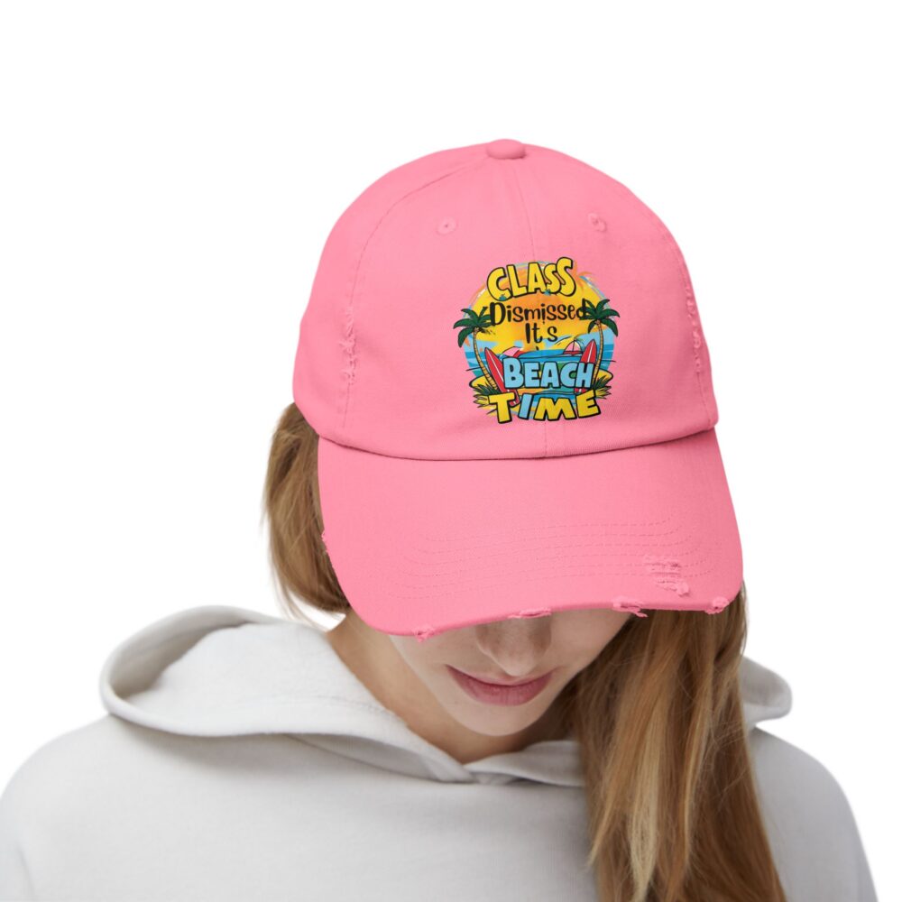 Class Dismissed It is Beach Time - Unisex Adjustable Baseball Cap - Image 28