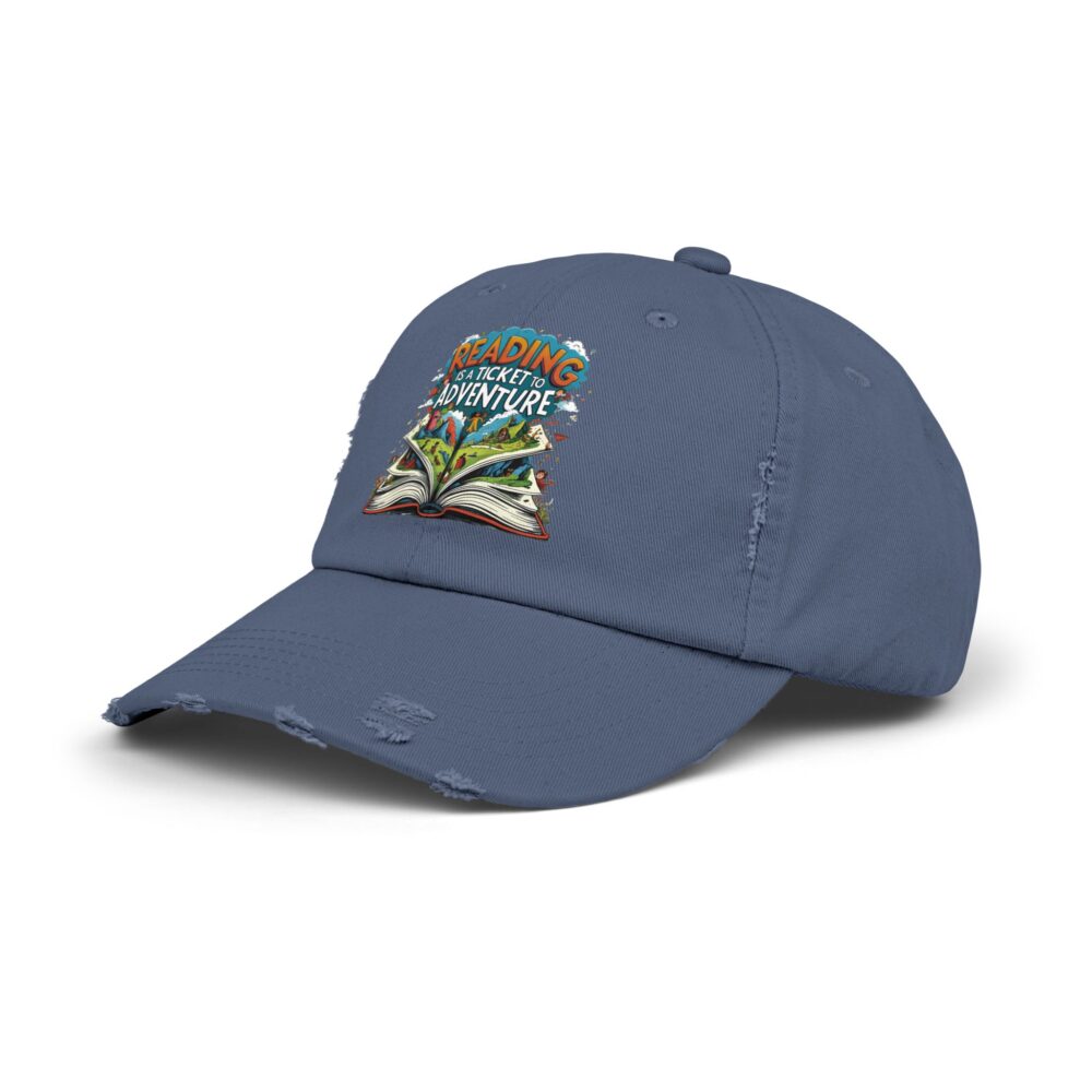 Reading is a Ticket to Adventure - Unisex Adjustable Baseball Cap - Image 18