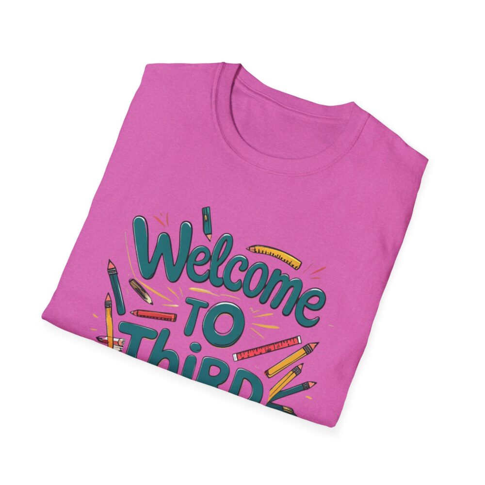 Welcome to Third Grade - Unisex Soft style T-Shirt - Image 52